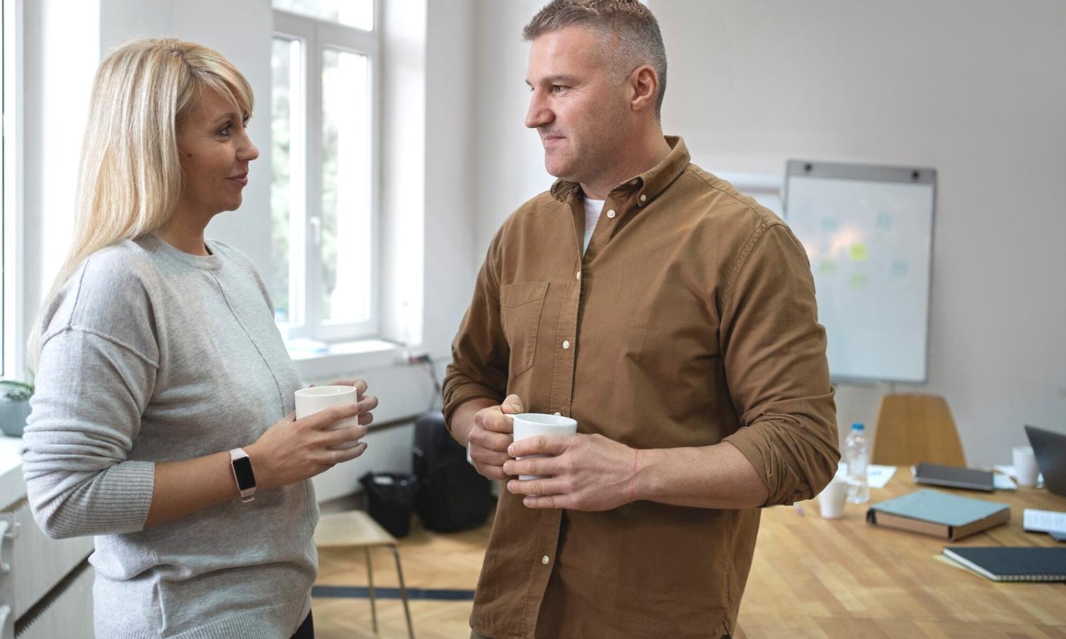 Diskussionsrunde bei einem Netzwerktreffen
